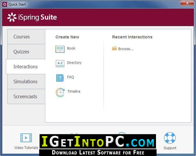 This is because ispring suite might not have access to your local drives to create temporary files when your presentation is being created and saved. iSpring Suite 9.7.2 Build 6020 Free Download