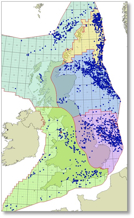 Uk Continental Shelf Map United Kingdom Continental Shelf Geochemical Database - Igi