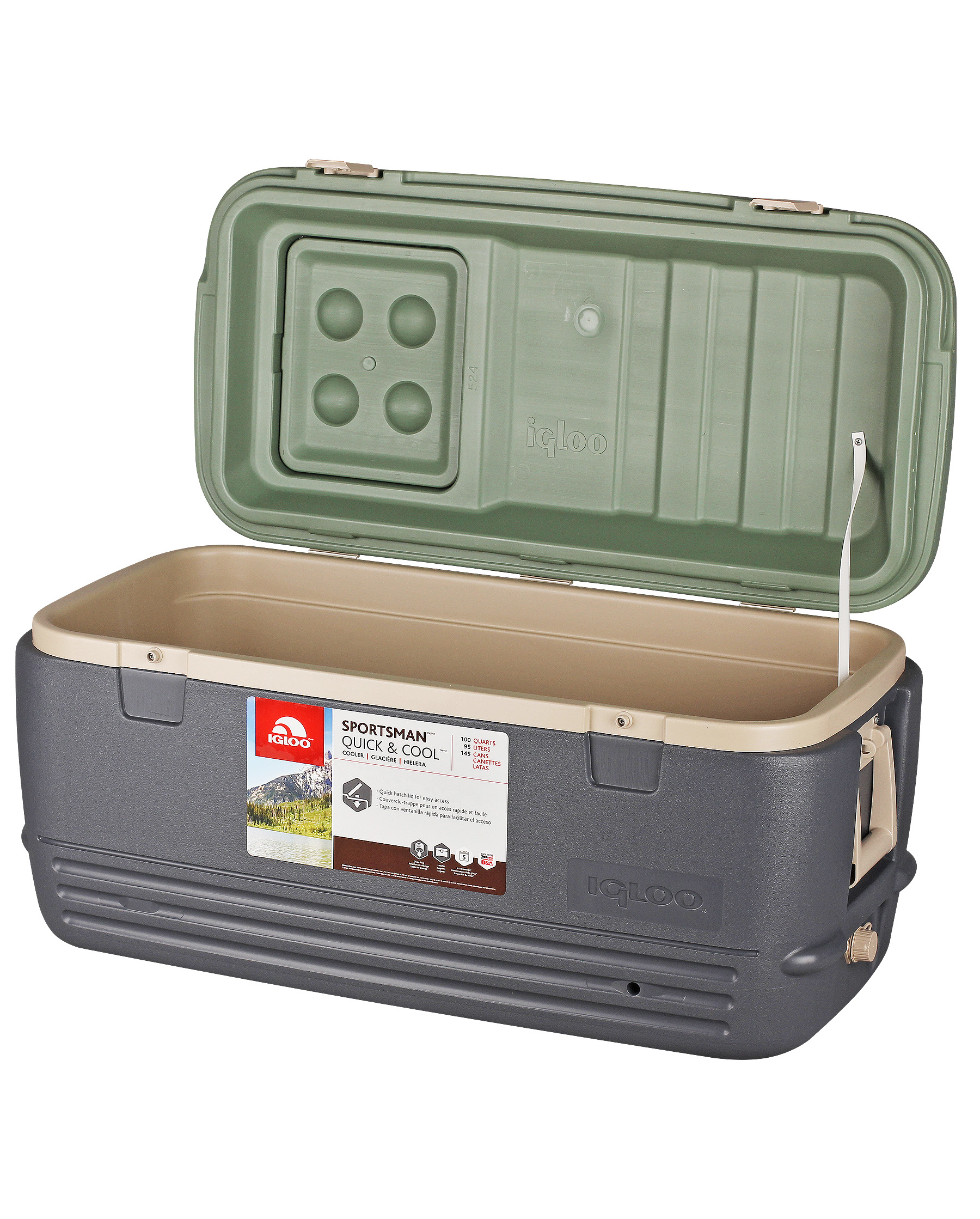 Igloo Sportsman Quick&Cool 100 изотермический контейнер большого размера