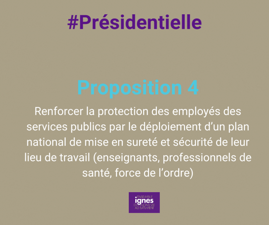 Présidentielle Défi sécuritaire Proposition 4 ignes