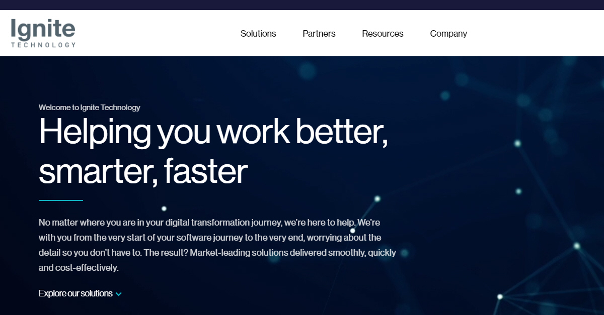 Enterprise Software Solutions IT Consulting Contact Us