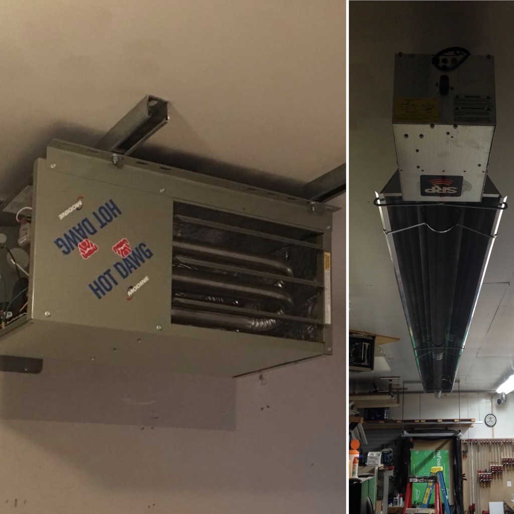 Garage Heater Installations Ignite Heating & Air Conditioning Furnace Air Conditioning