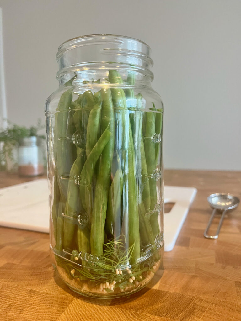 Low FODMAP Pickled Dill Green Beans Ignite Nutrition
