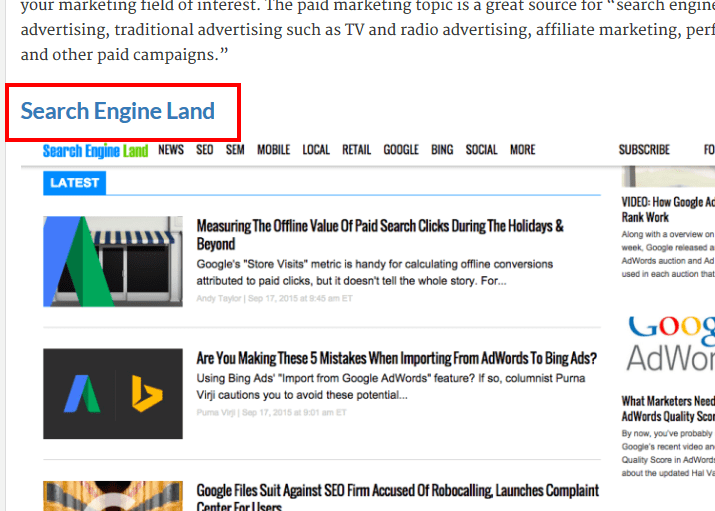 Examples of the Most Powerful Links for SEO