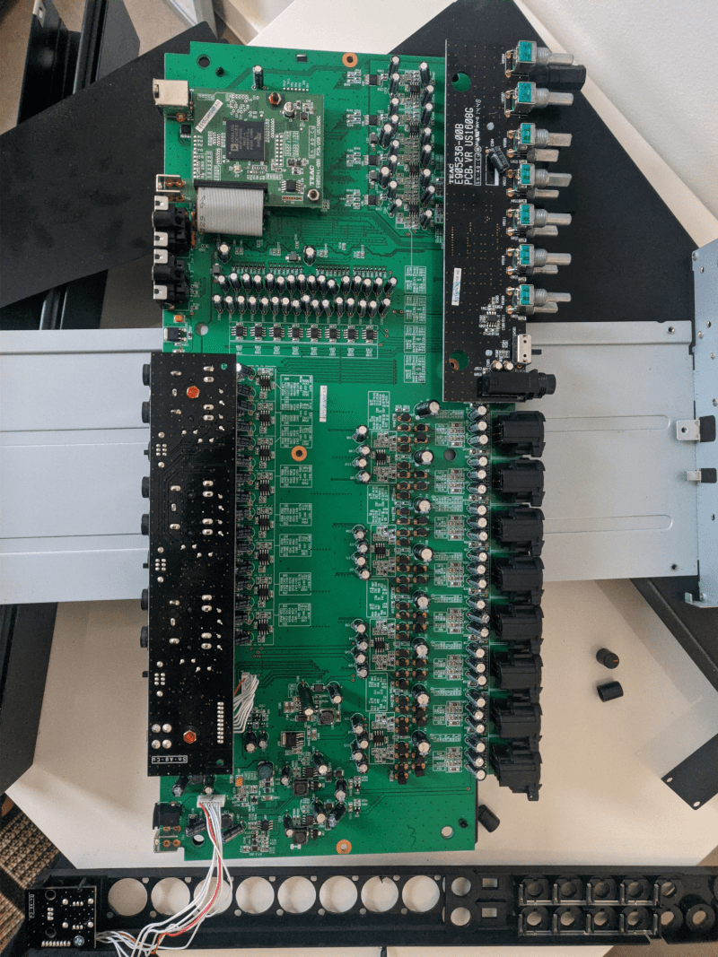 Tascam US16x08 Teardown / Attempted Repair IGNNE's Github Page