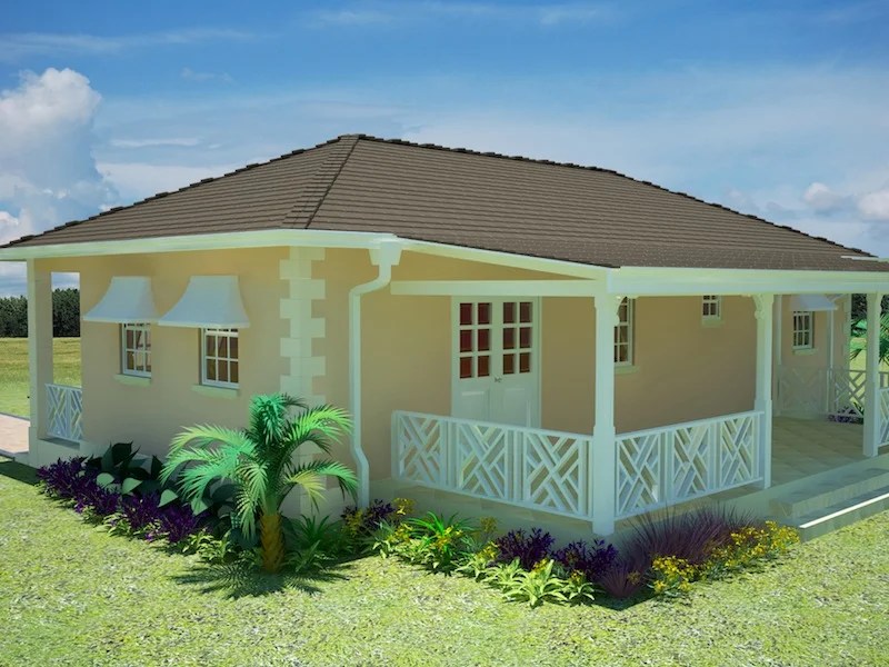 Caraway house design at Valley View Development, Barbados Island Gold