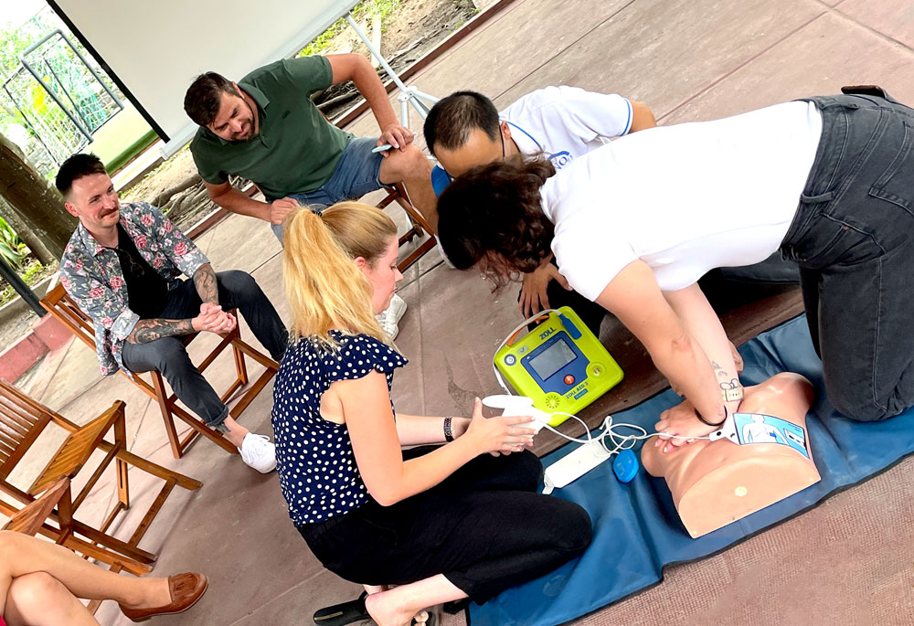 First aid course International German School HCMC