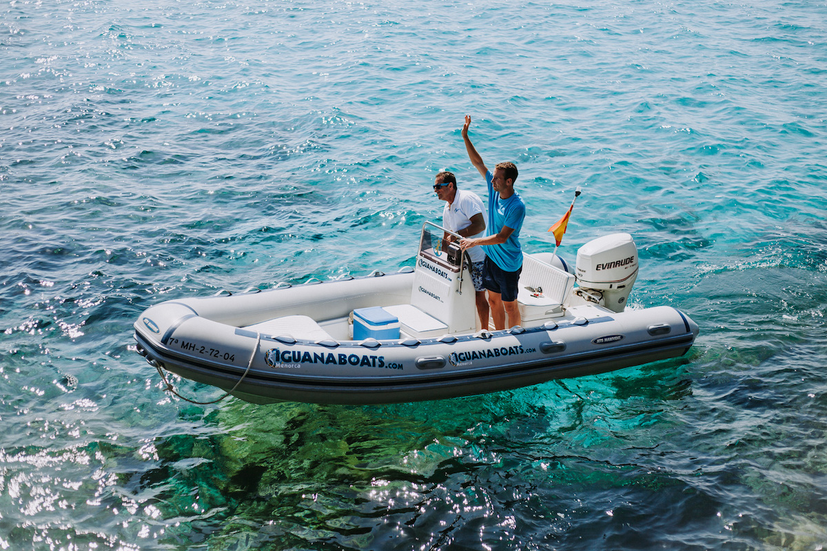 Alquiler de embarcaciones en Menorca Iguana Boats