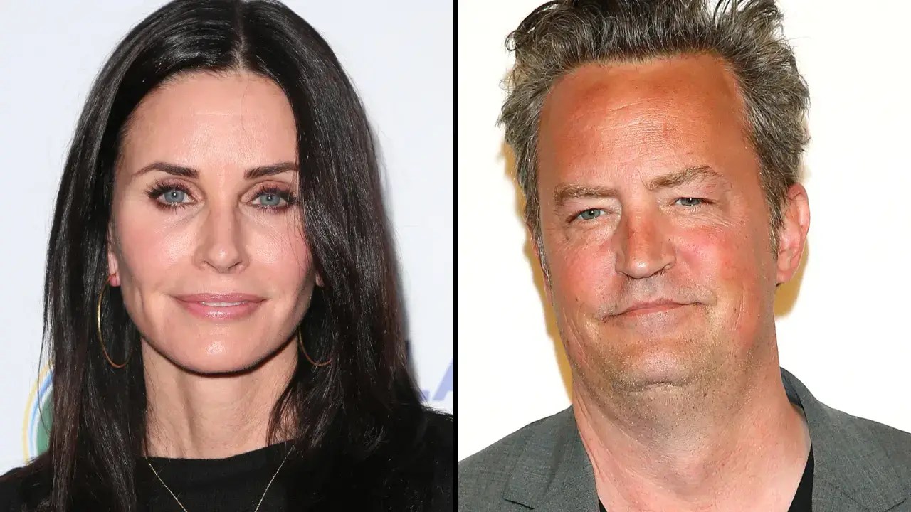 Courteney Cox Says Matthew Perry 'Struggled' With Friends Pressure