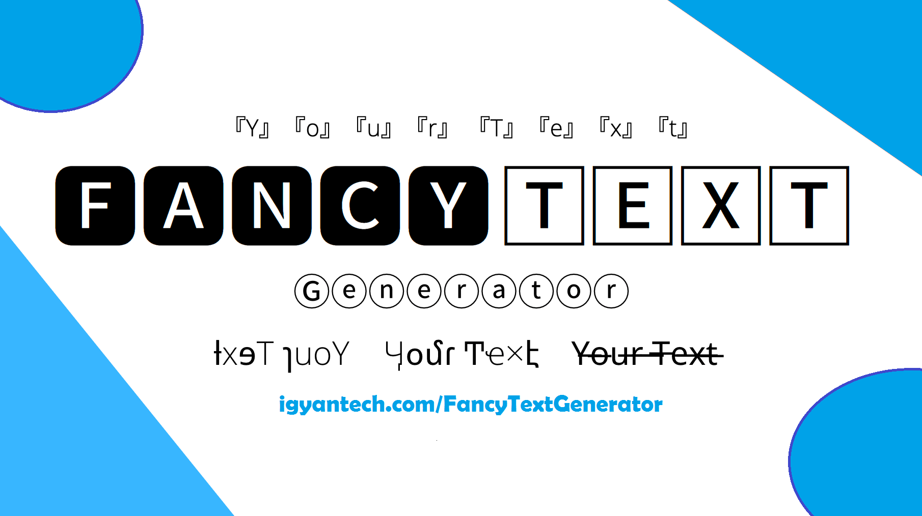 Fancy Text Generator (𝓬𝓸𝓹𝔂 ⓐⓝⓓ 𝓹𝓪𝓼𝓽𝓮 ) 𝓒𝓸𝓸𝓵 𝓢𝓽𝔂𝓵𝓲𝓼𝓱 𝓕𝓸𝓷𝓽𝓼