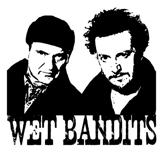 "Home Alone Wet Bandits" Posters by MimiDezines Redbubble