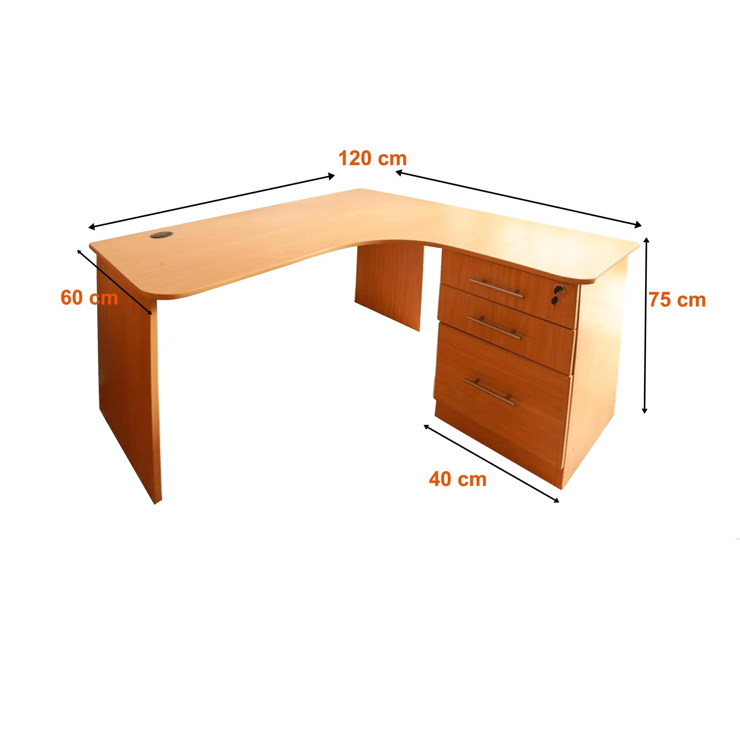 MDF Board Rounded Executive Office Table IHAHA Technologies Online