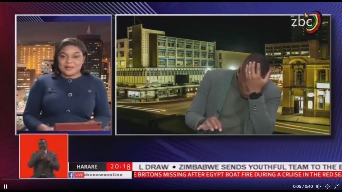 Converting His RTGS Salary To USD Bulawayo ZBC News Anchor's Phone