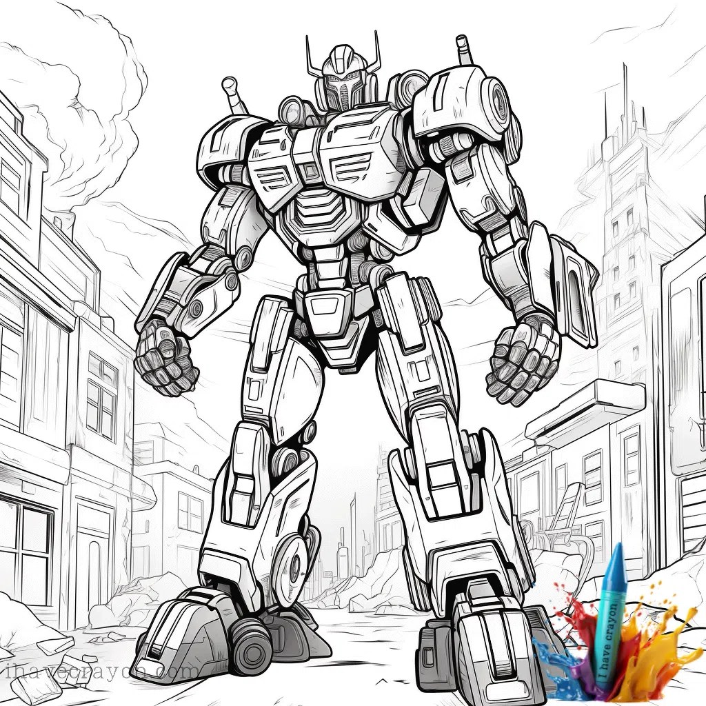 Transformer Coloring Pages Transform!