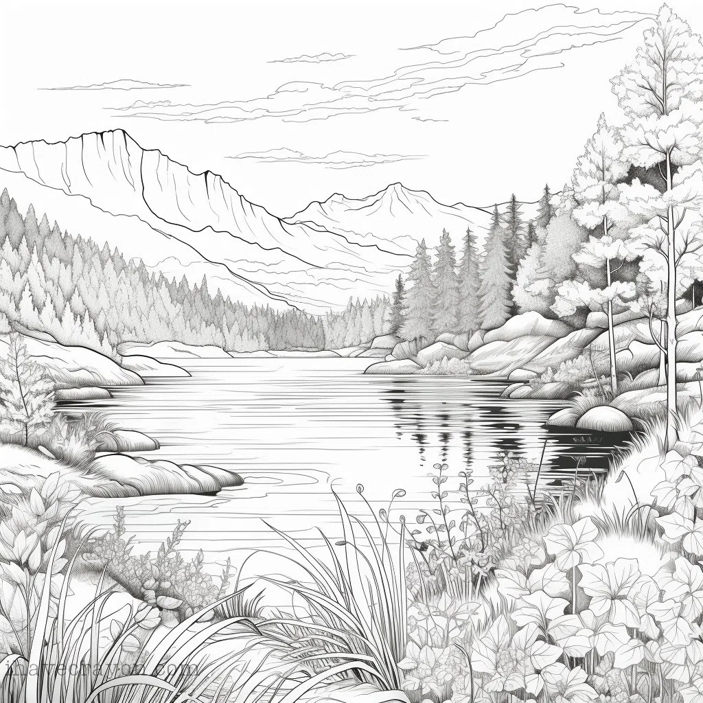The Best Lake Coloring Pages! Free Download And Print! I have crayon