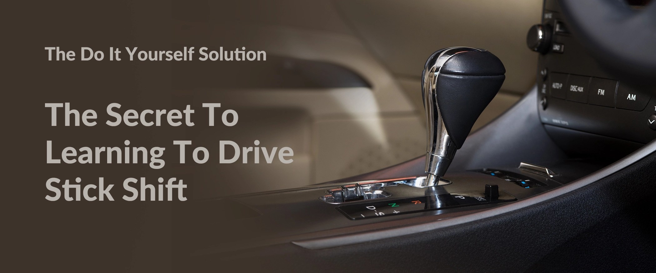 "Learn To Drive Manual Transmission The NoGas Approach" I Have Evolved