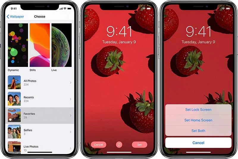 How to Change the Live Lock Screen wallpaper on your iPhone?