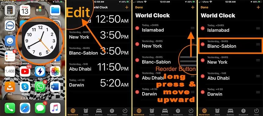 iPhone Clock Settings How to Change An iPhone Clock Display