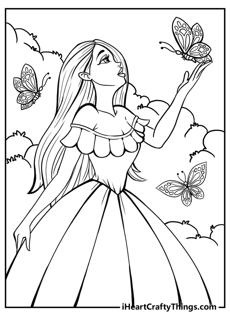 Barbie Coloring Pages All New And Updated For 2021 Barbie Coloring Pages All New And Updated For 2021