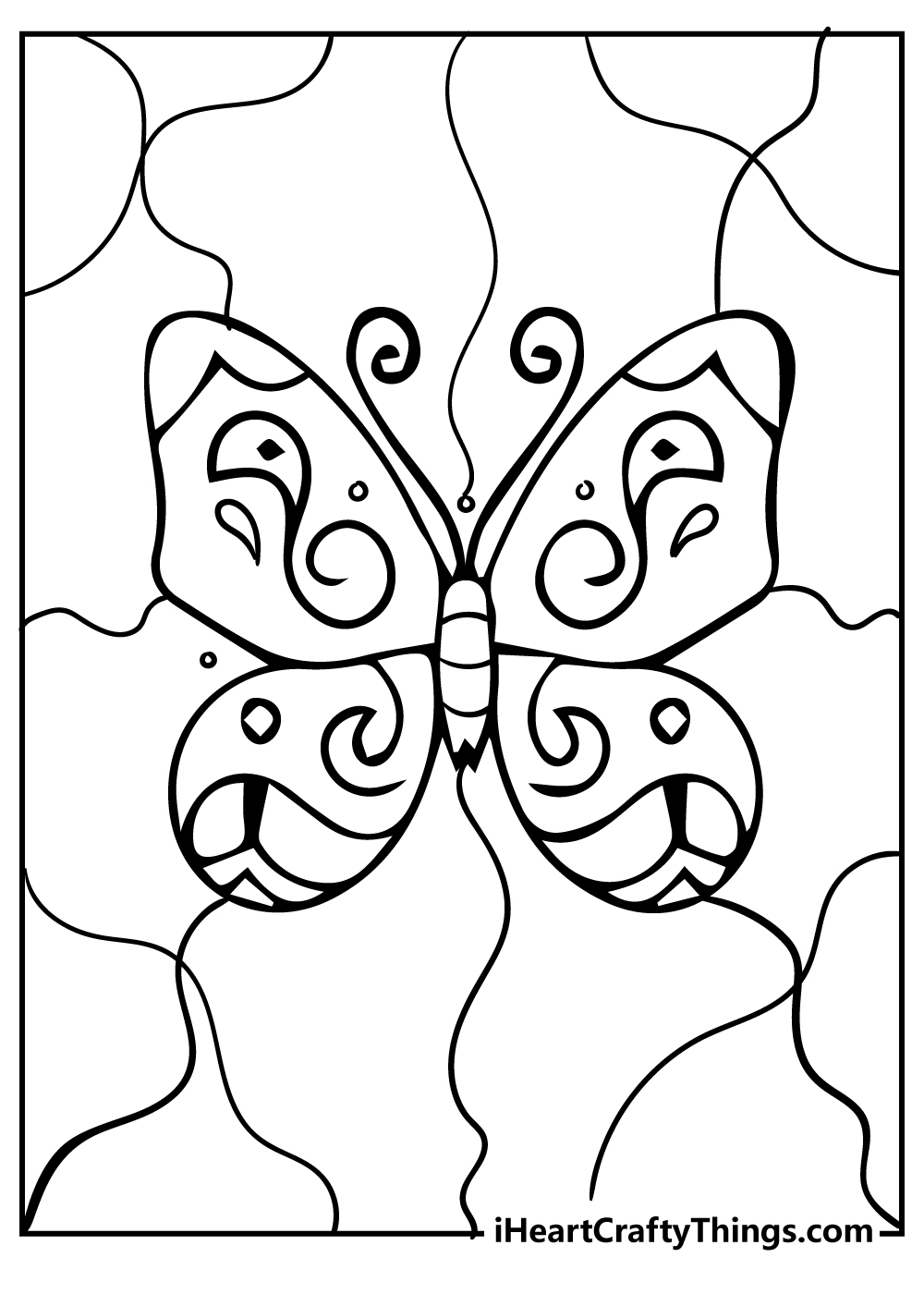 free butterfly coloring pages for kids adults butterfly coloring