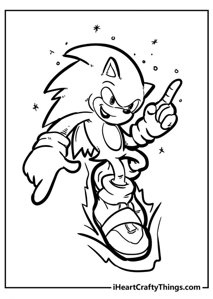 45 Sonic Coloring Pages (100% Free Printable PDF Sheets)