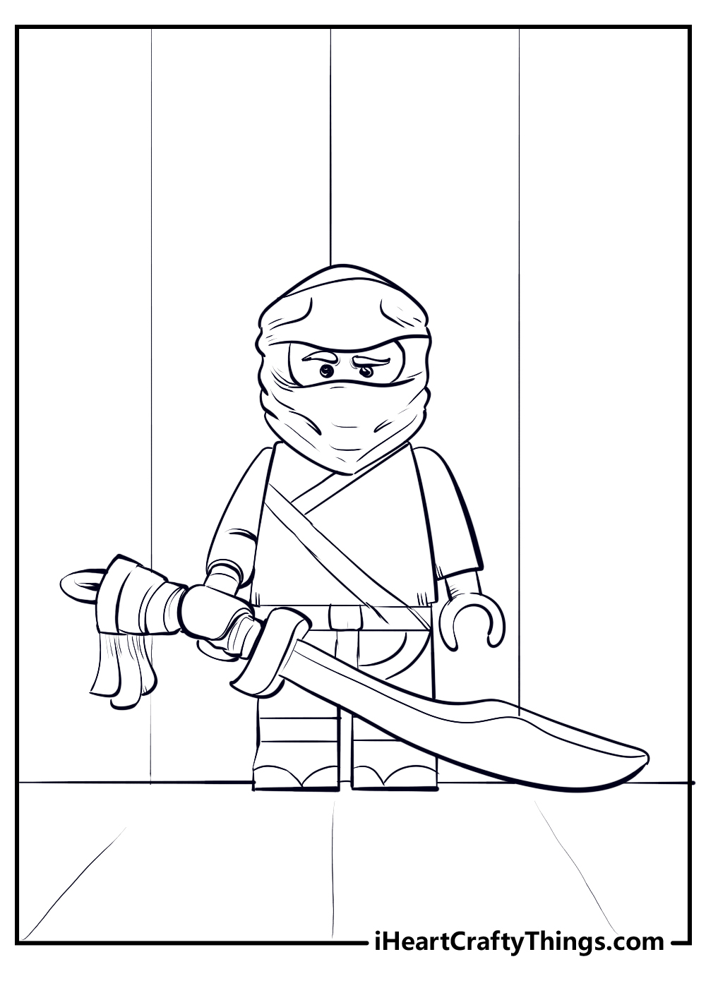 Ninjago Zane Coloring Pages