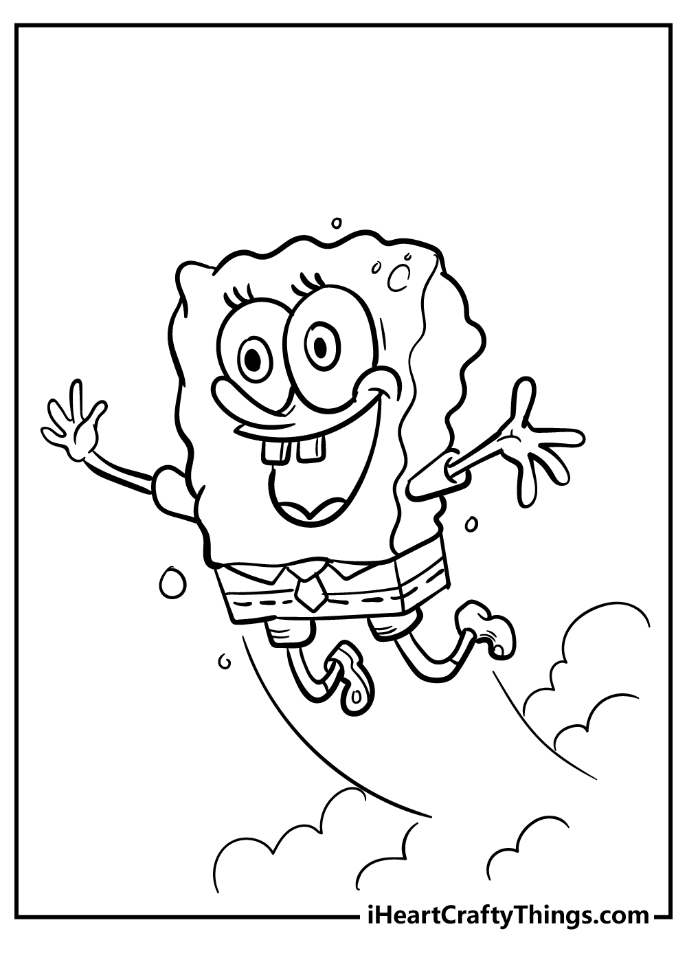 Cute Baby Spongebob Coloring Pages