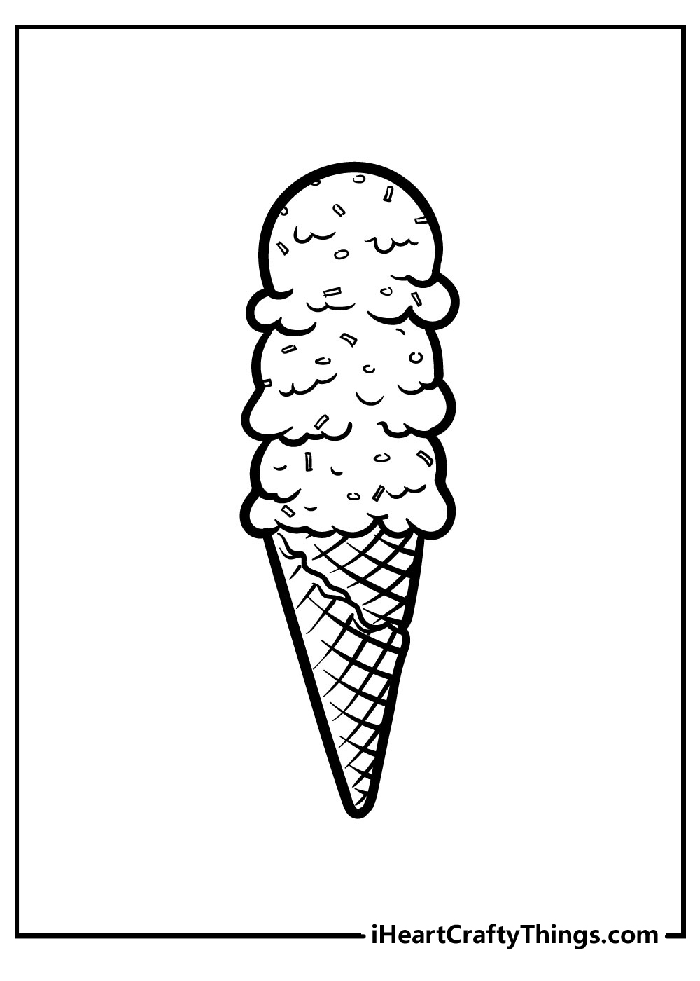 Ice Cream Coloring Pages Hey! Review Food