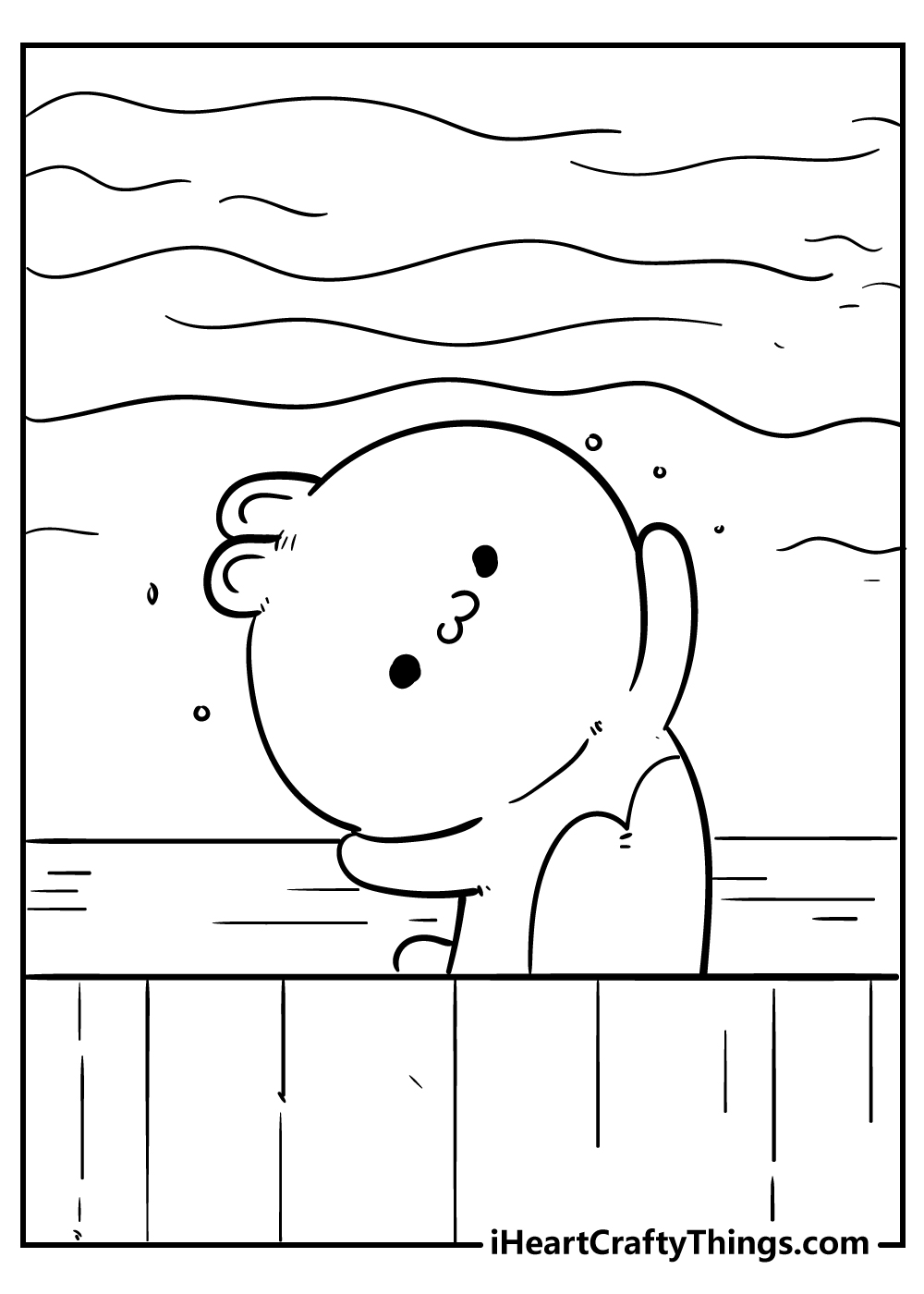 Cute Japanese Coloring Pages