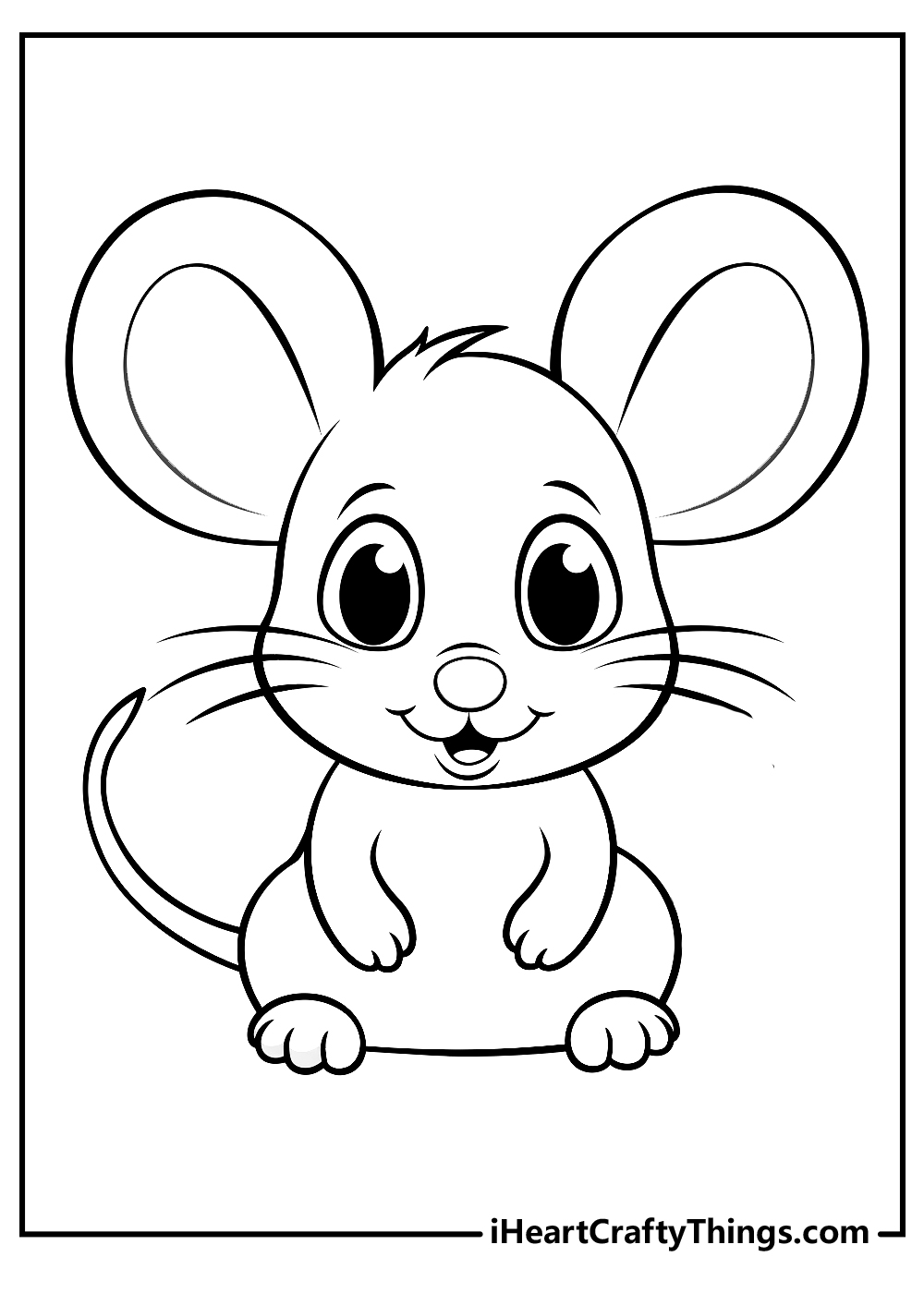 Mouses First Spring Coloring Pages