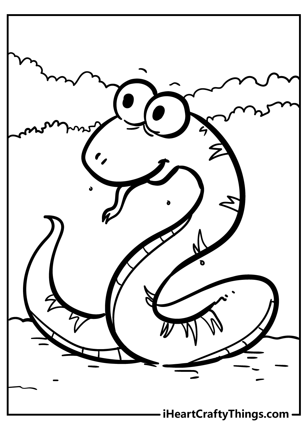 Water Snake Coloring Pages