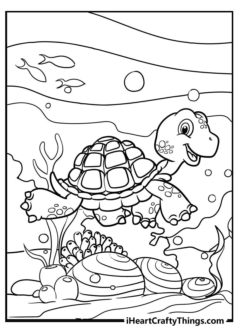Turtle Coloring Pages (Updated 2021)