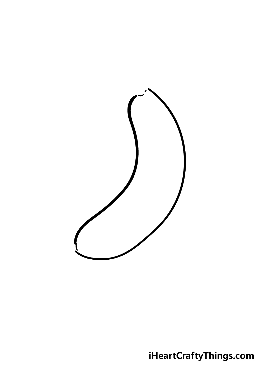 Banana Drawing How To Draw A Banana Step By Step