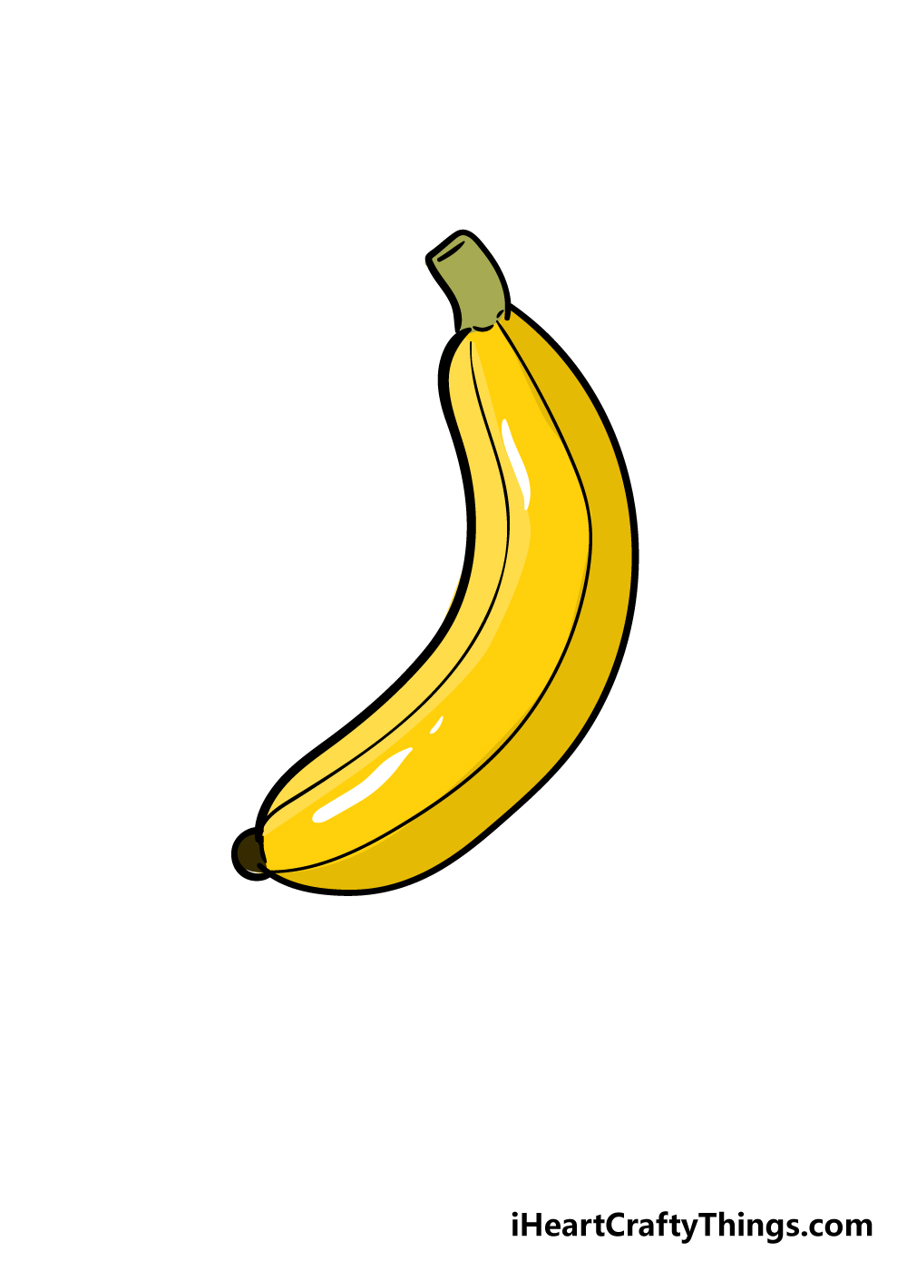 Banana Drawing For Class 1 at Bonnie Wolter blog