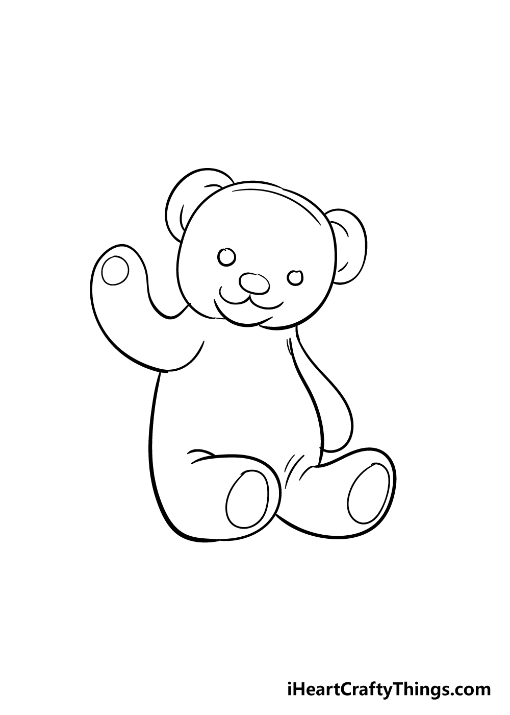 Teddy Bear Drawing How To Draw A Teddy Bear Step By Step
