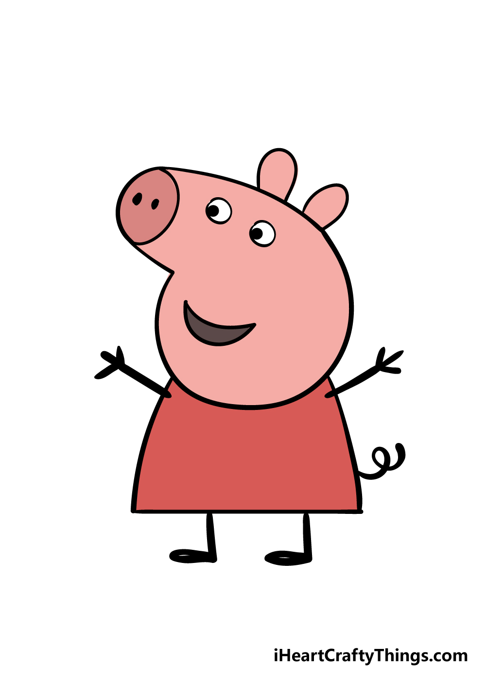 How to Draw Peppa Pig Characters Step by Step Williams Prongling