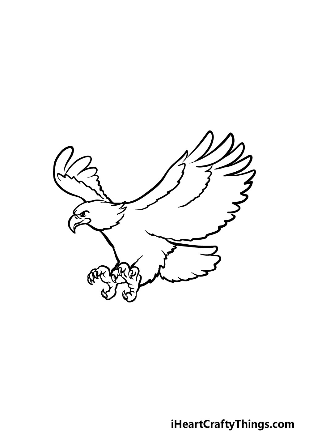 Details 91+ eagle sketch simple in.eteachers