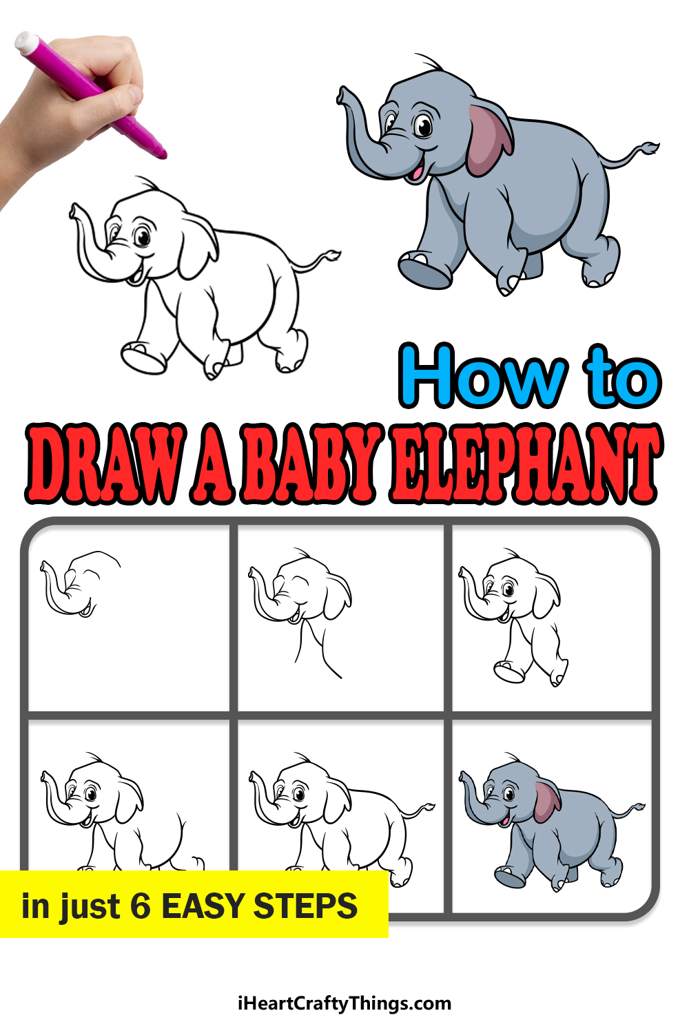 Top more than 146 baby elephant easy elephant drawing latest seven.edu.vn