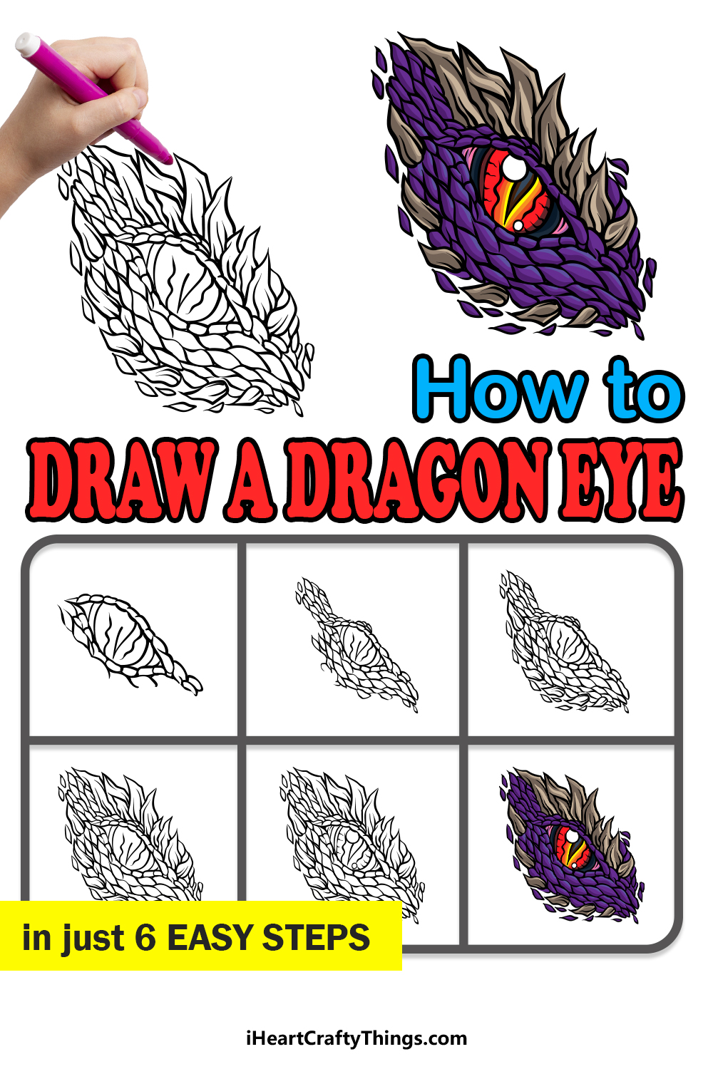 How To Draw Dragon Eyes
