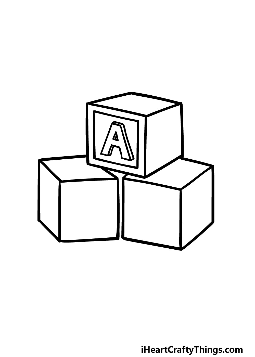 Blocked Letters Drawing How To Draw Blocked Letters Step By Step