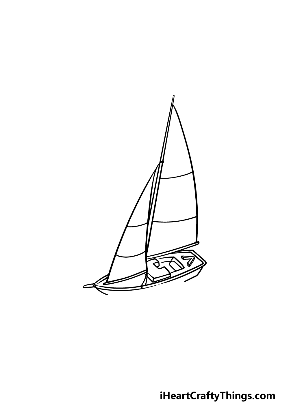 Sailing Boat Drawing