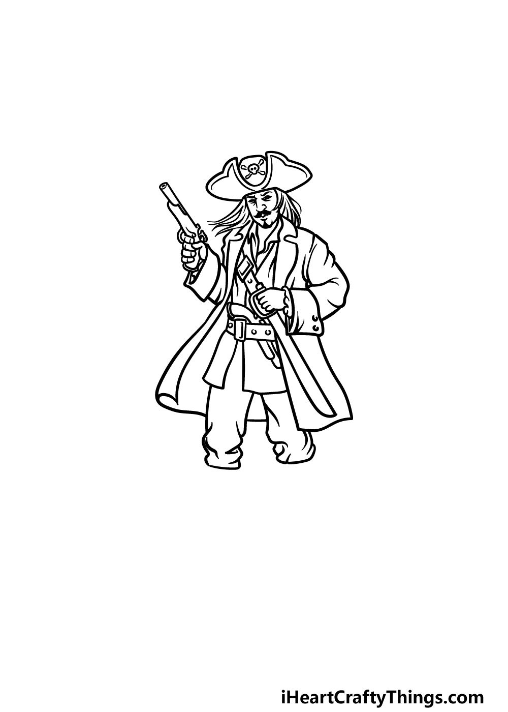 Simple Pirate Sketch