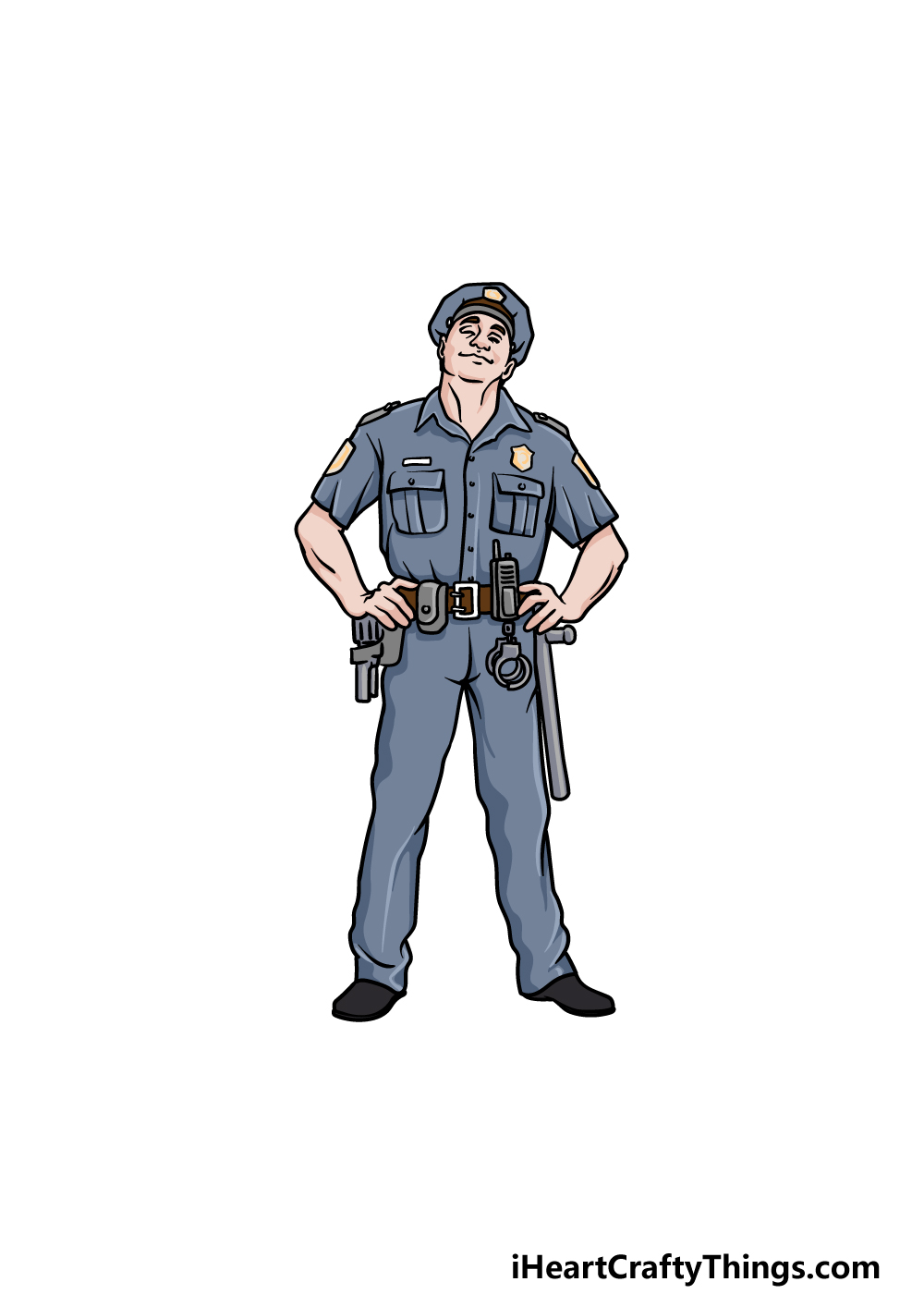 Easy Police Badges to Draw Step by Step Johnson Theaccer
