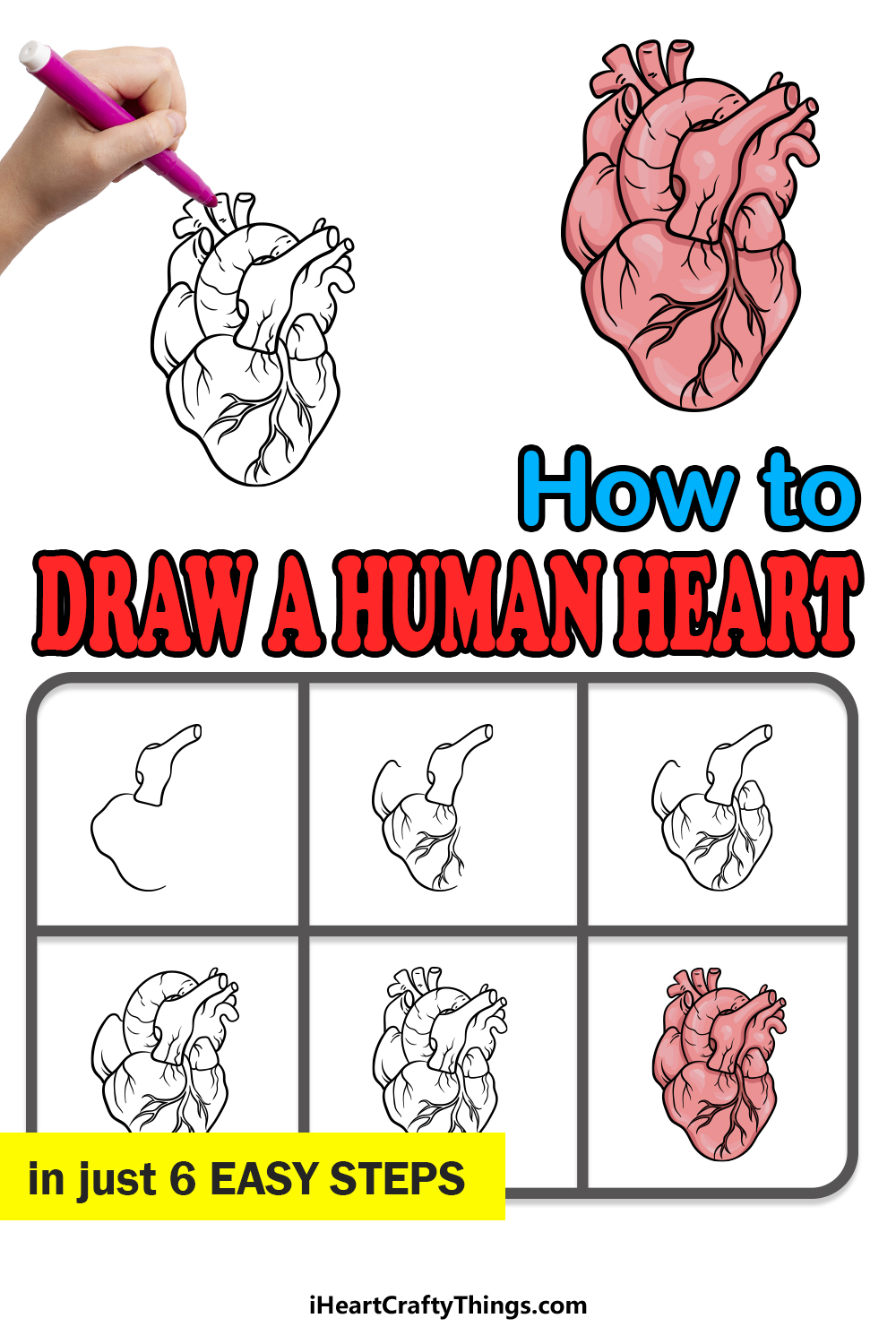 How To Draw A Step By Step Heart