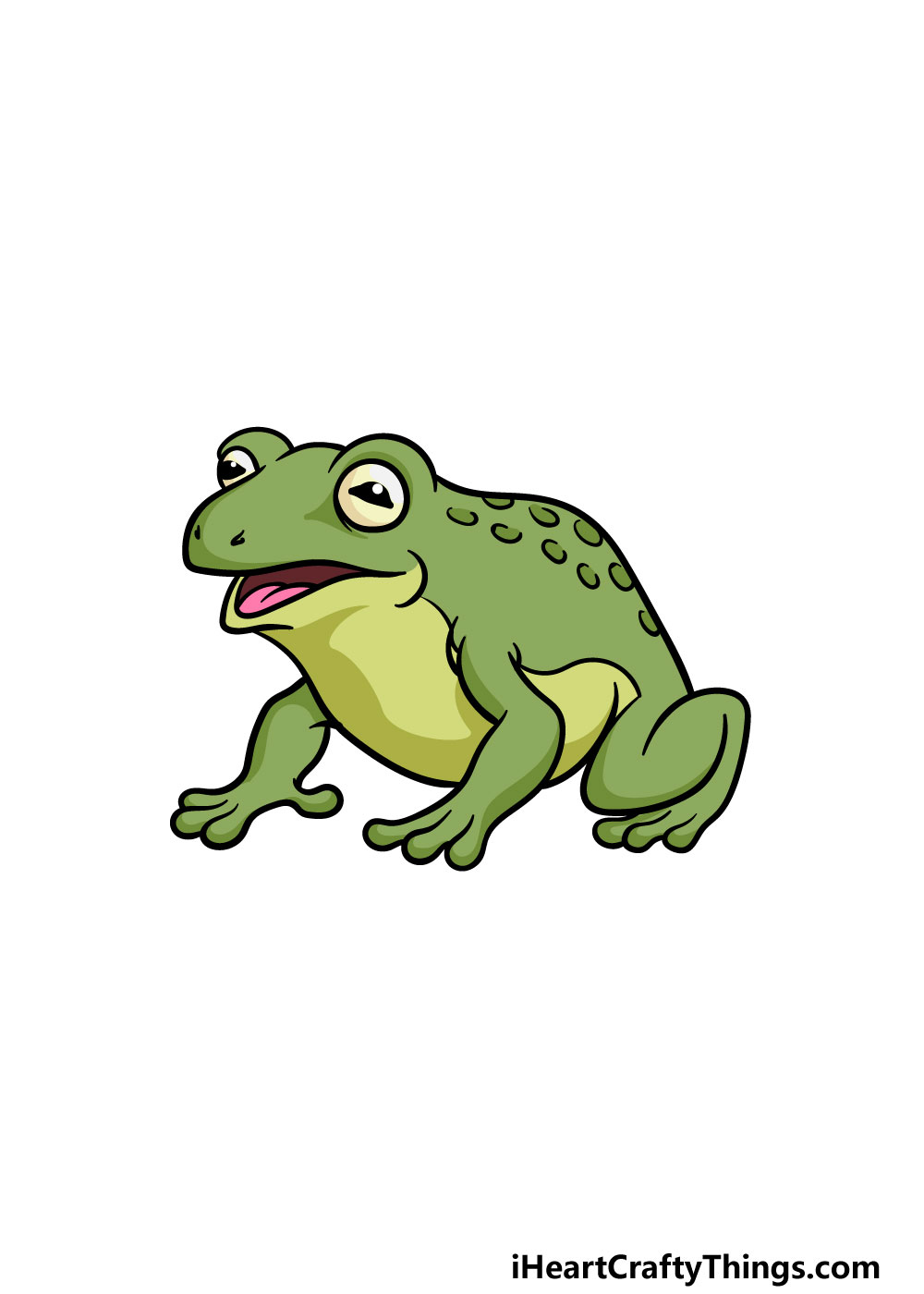 Toad Drawing How To Draw A Toad Step By Step