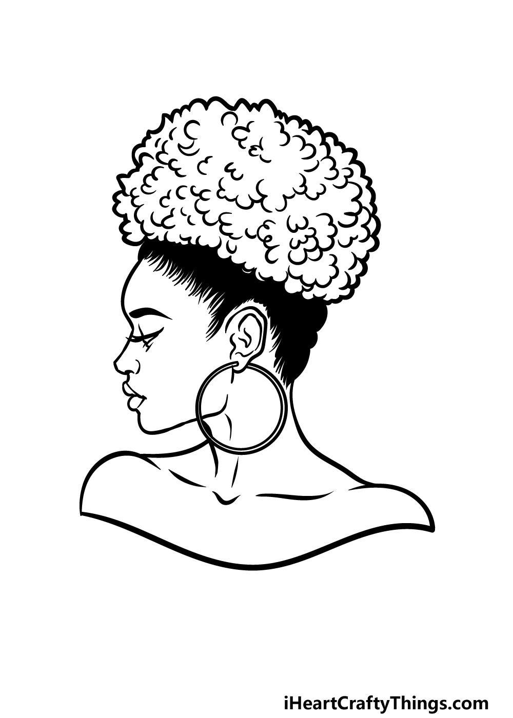 Woman S Side Profile Drawing How To Draw A Woman S Side Profile Step By Step