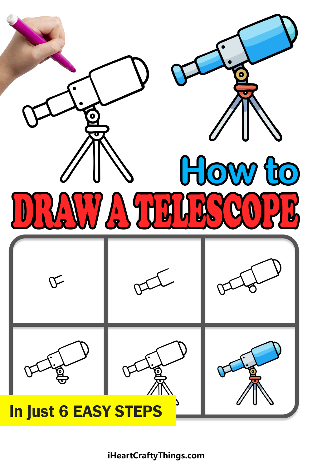 How To Draw A Telescope