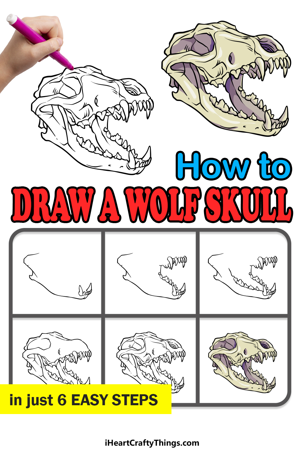 Top 181 + Simple animal skull drawing