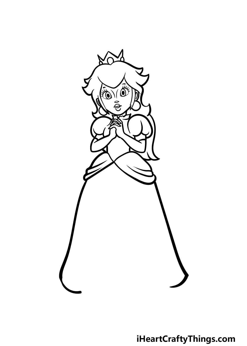 How to Draw Princess Peach Fogleman Trest1994