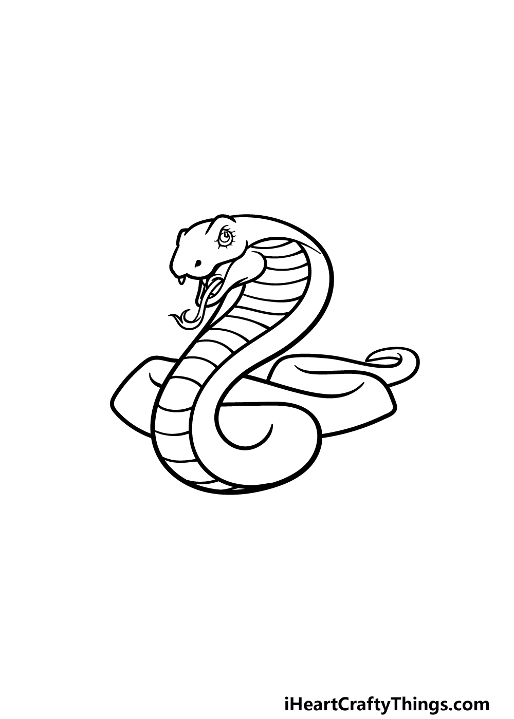 King Cobra Drawings For Kids